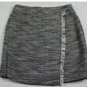 Ann Taylor Loft  A Line Faux Wrap Skirt